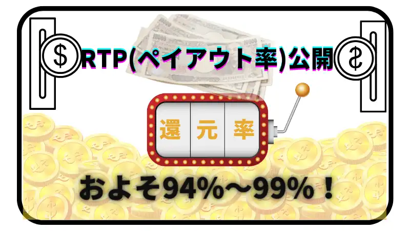 遊雅堂のおすすめポイント③遊雅堂(ゆうがどう)はすべてのゲームでRTP（ペイアウト率）が公開されている