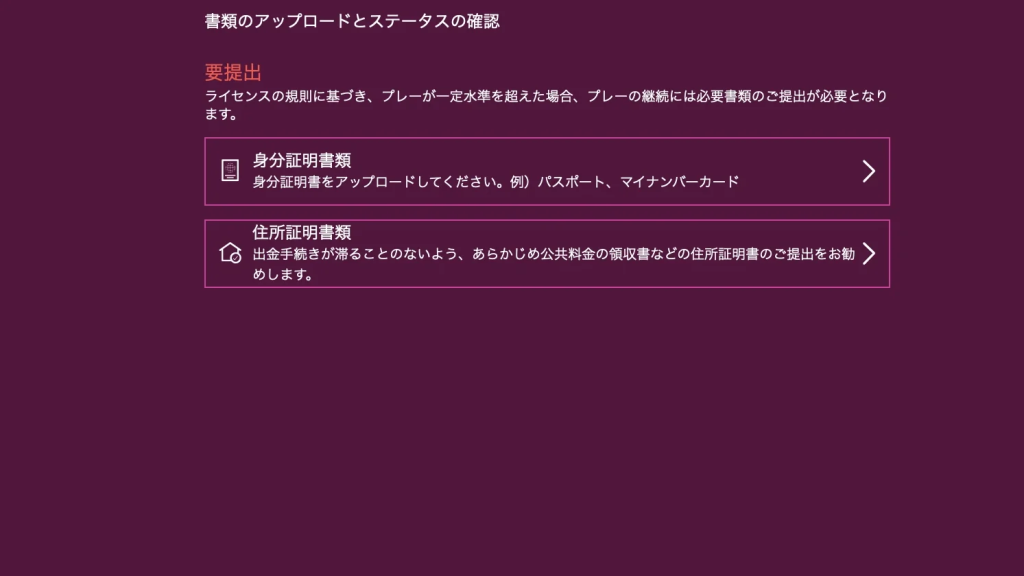 ラッキーニッキーの本人確認の詳細３