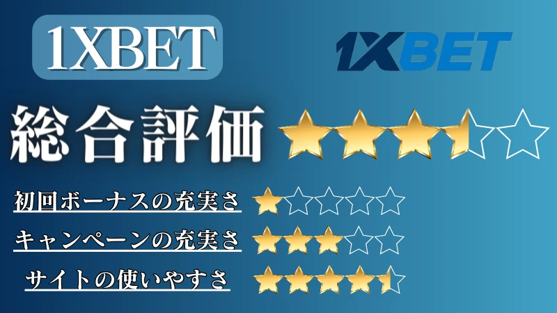 オンラインカジノ おすすめ 1XBET(ワンバイベット)