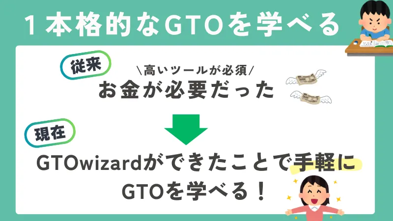 GTO Wizard(ウィザード)の3つのメリット1