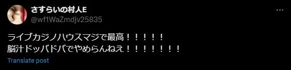 ライブカジノハウスの良い評判・口コミ3