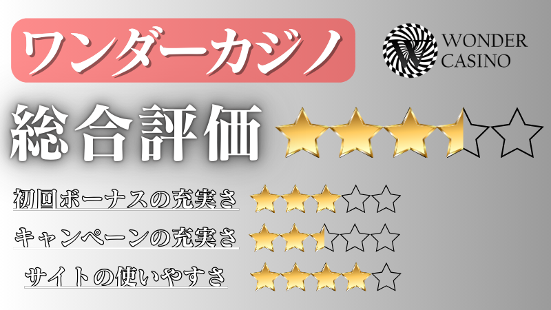 オンラインカジノ おすすめ ワンダーカジノ