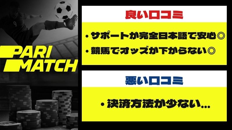 パリマッチ商標 口コミ