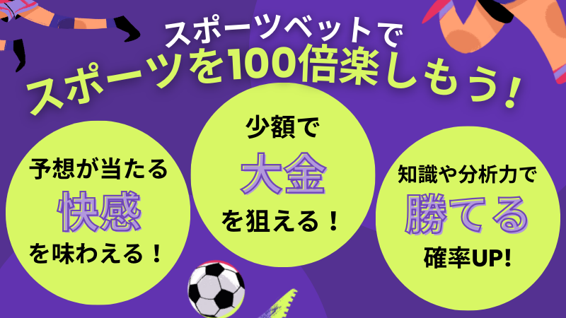 スポーツ賭け スポーツを100倍楽しもう