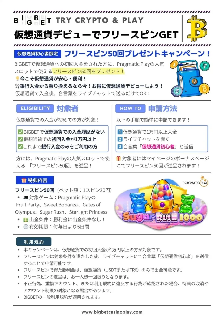 ビッグベットカジノ 期間限定プロモ